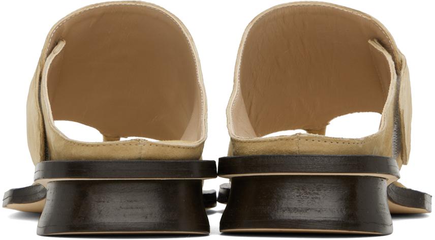 Maryam Nassir Zadeh Beige Tupelo Sandals