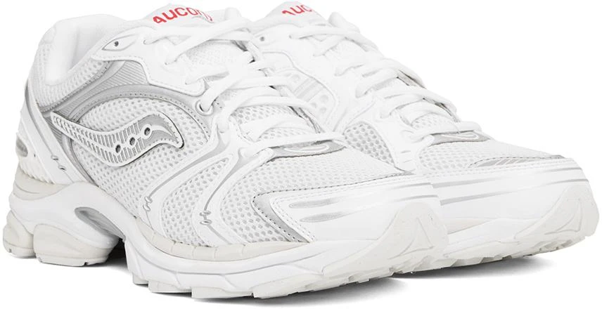 Saucony White Progrid Triumph 4 Sneakers 4