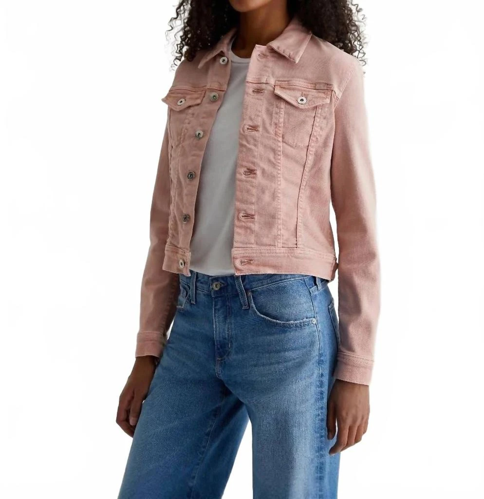 AG Jeans Robyn Jean Jacket In Sulfur Apricot 4