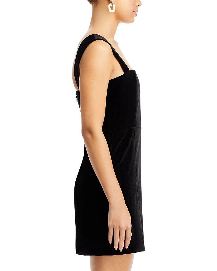 Alice + Olivia Taylum Sleeveless Velvet Mini Dress 4