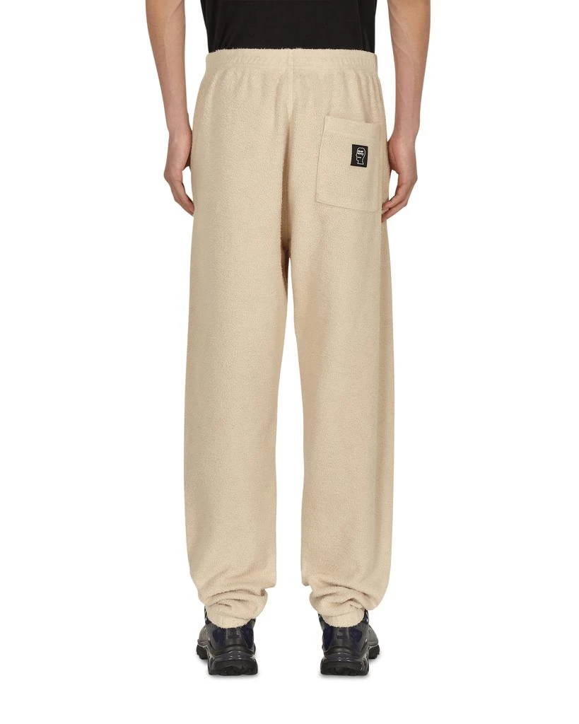 Brain Dead Slime Reverse Fleece Sweatpants Beige 3