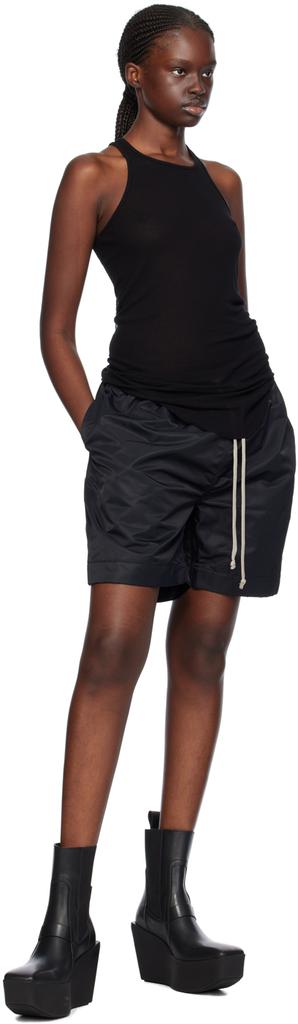 Rick Owens Black Drawstring Shorts - Shorts - BeyondStyle Rick Owens Black Drawstring Shorts - Shorts - BeyondStyle