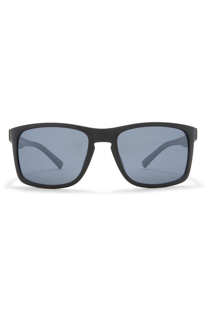 Hurley 56mm Polarized Rectangular Sunglasses