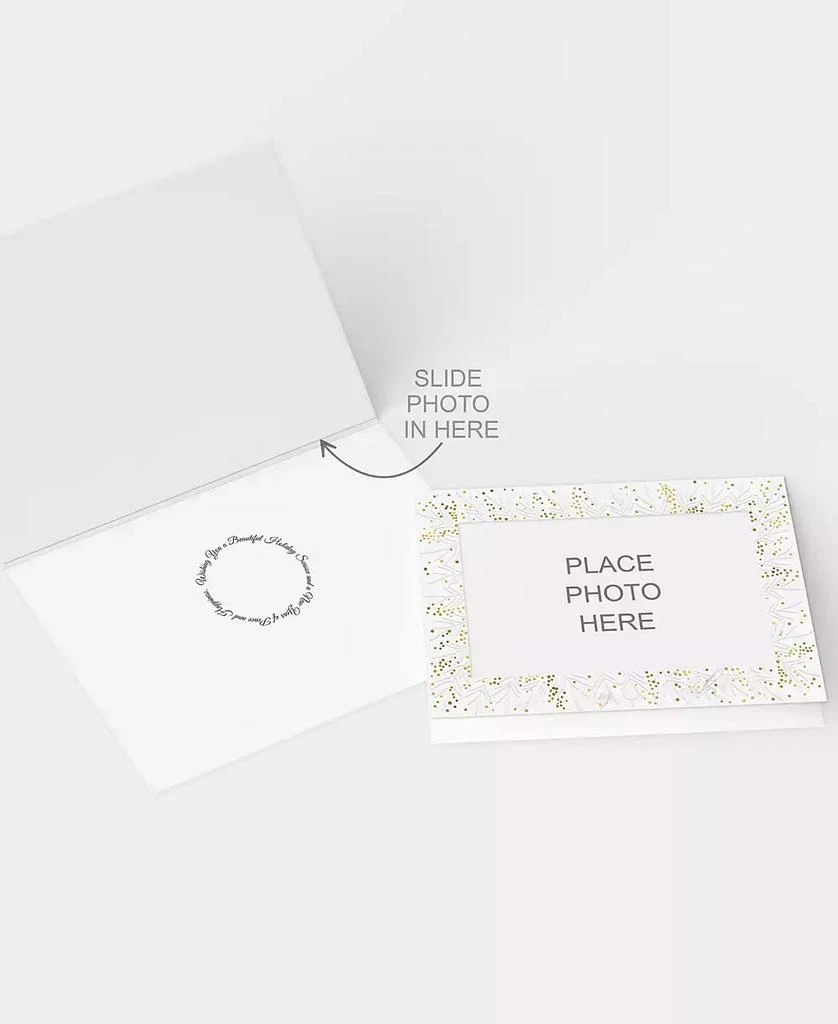 Masterpiece Studios Embossed Leaves Photo Holder Holiday  Cards 2