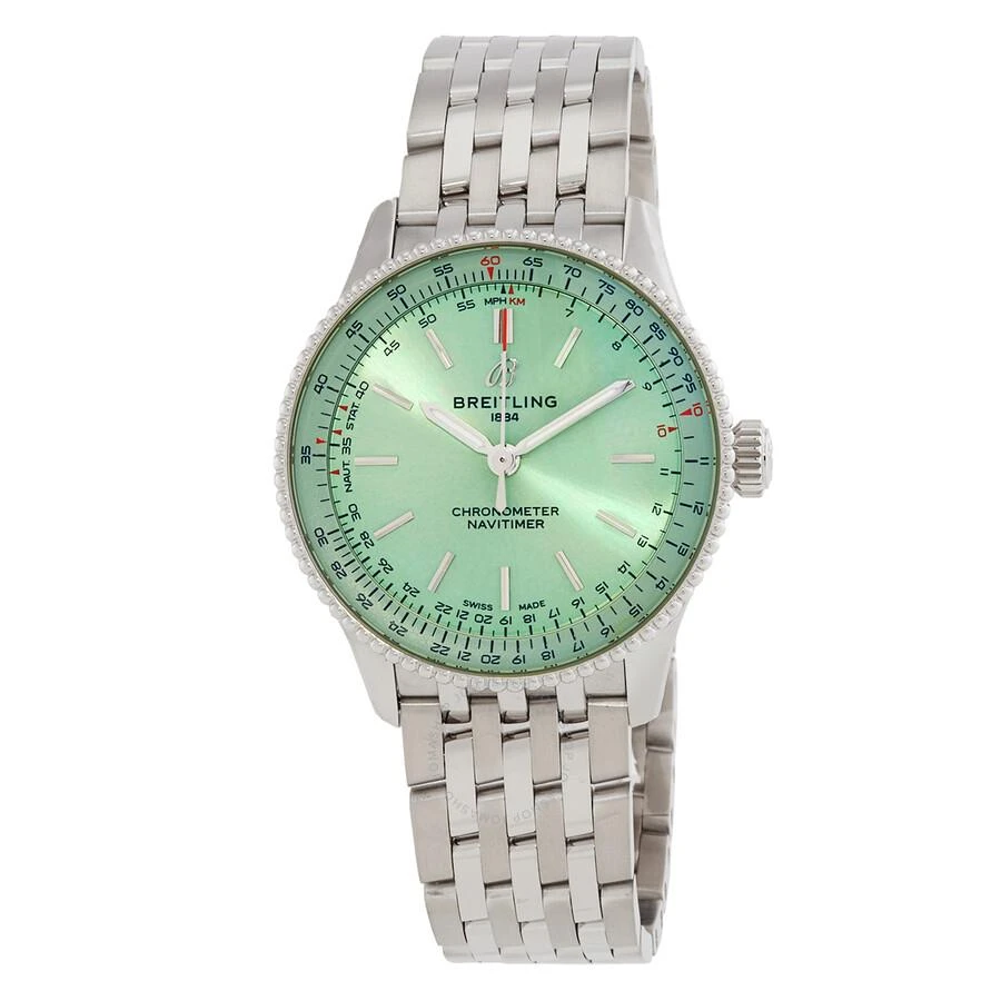 BREITLING Breitling Navitimer Automatic Green Dial Ladies Watch A17327361L1A1 1