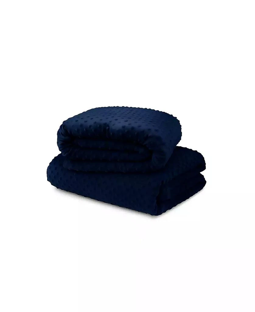 3p Experts Anti Anxiety Weighed Travel Blanket to Calm Your Body. Relax Your Mind. Sleep Deeper