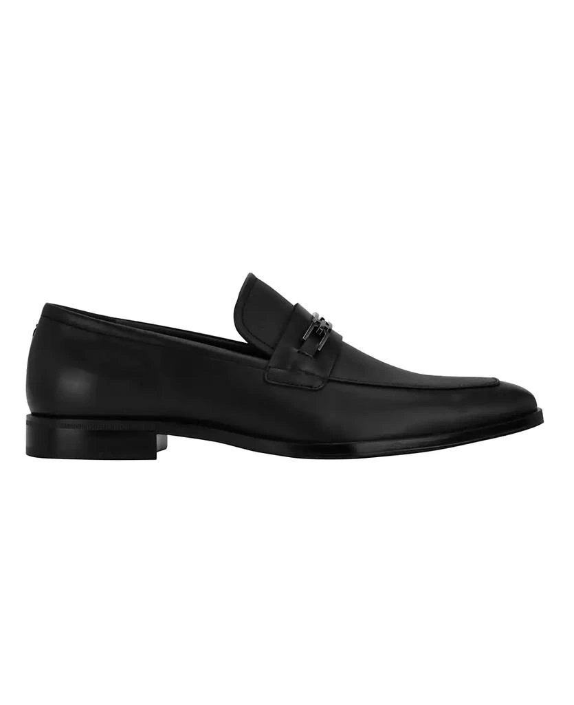 GUESS Men's Hendo Square Toe Slip On Dress Loafers 2
