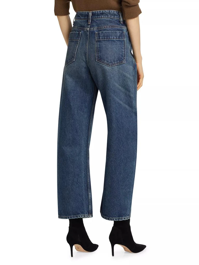 Nili Lotan Otis Curved-Leg Jeans 5