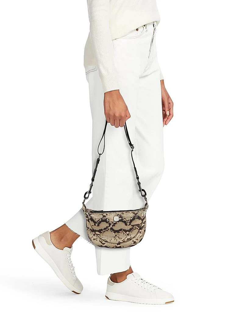 Think Royln Tiny Dancer Snake-Embossed Leather Belt Bag 4