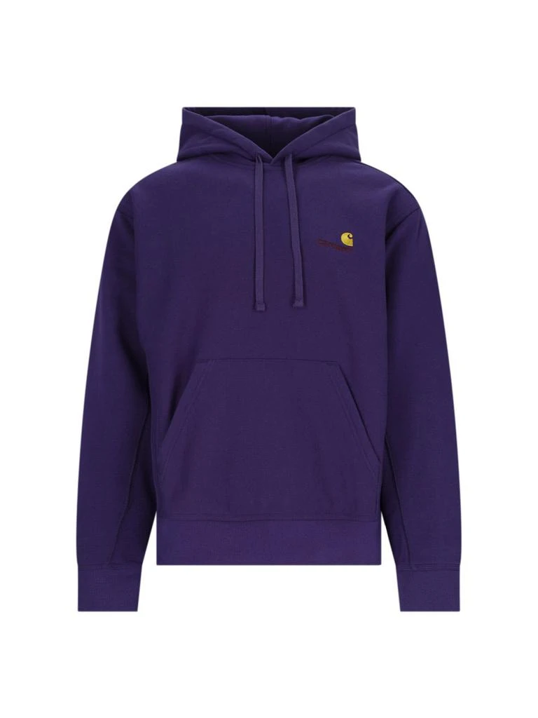 Carhartt WIP Carhartt WIP Hooded American Script Sweatshirt 1