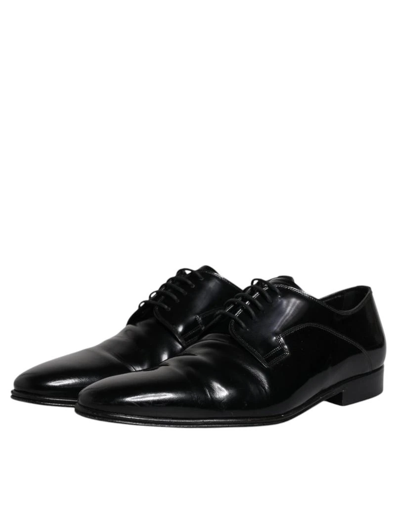 Dolce & Gabbana Patent Leather Derby Men Dress Men's Shoes (Pre-Owned) 4