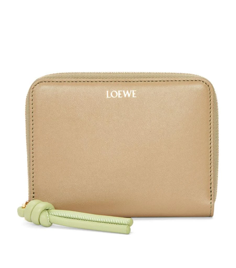 Loewe Leather Knot Zip-Around Wallet 1