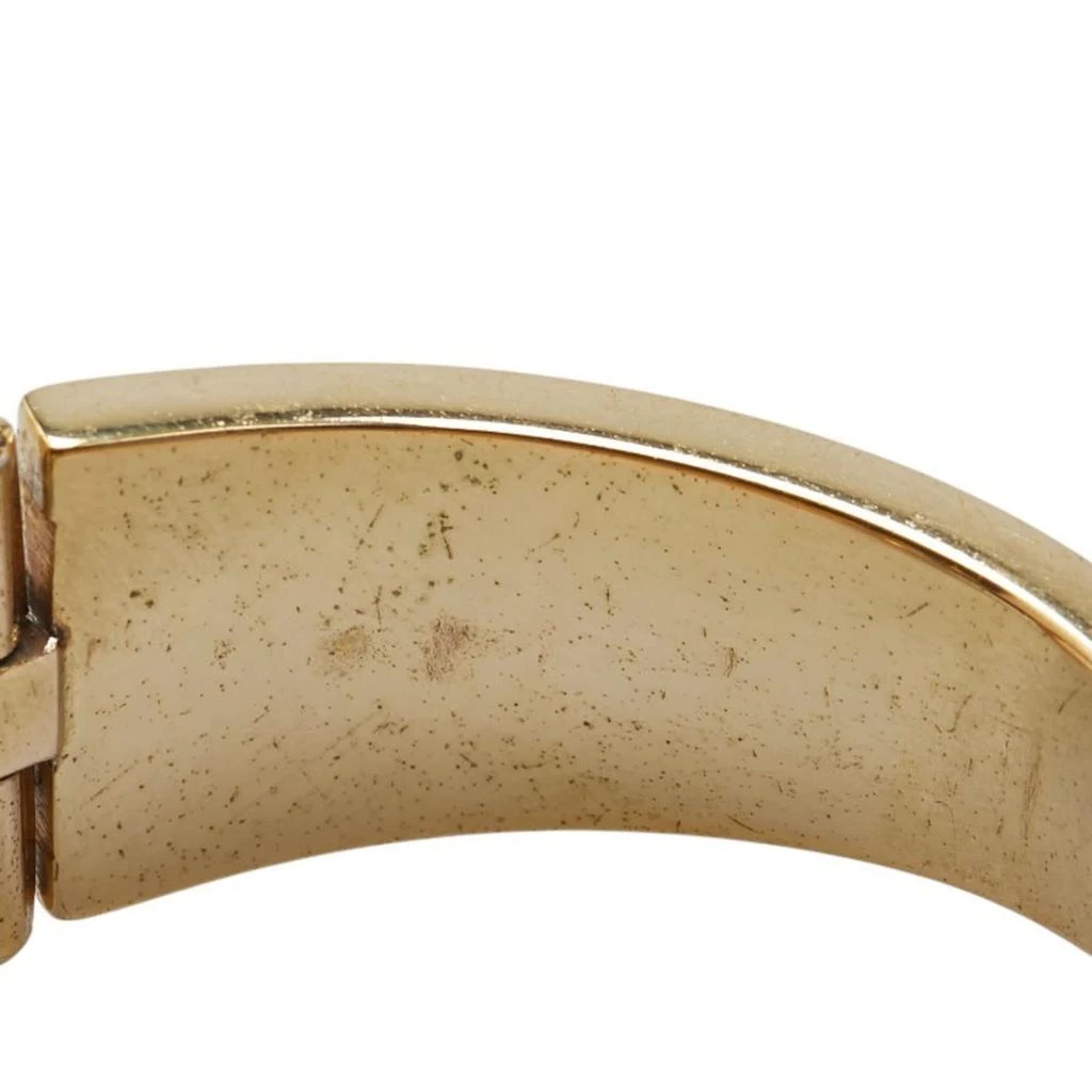 Salvatore Ferragamo Gancini gold Leather Bangle (Pre-Owned) 4