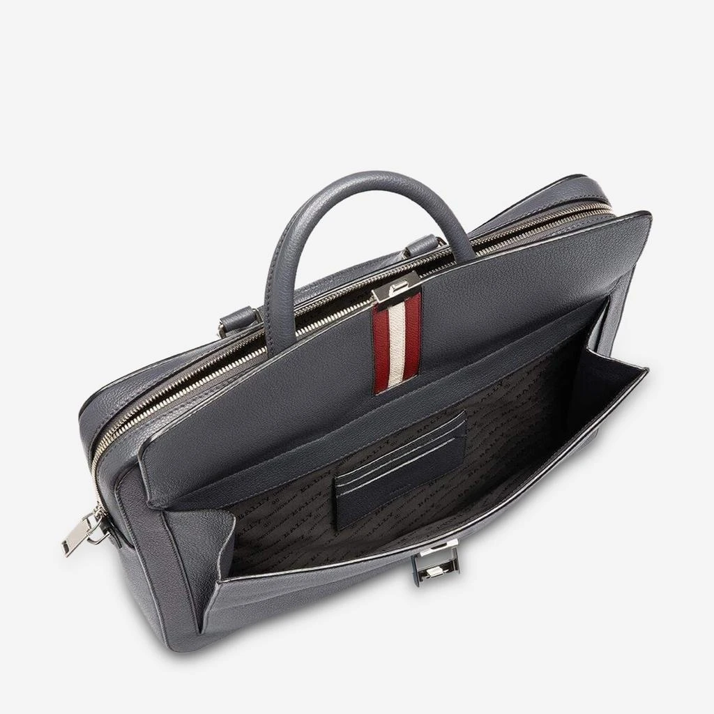 Bally Bally Gherman Grey Leather Men's Business Bag 6231773 2