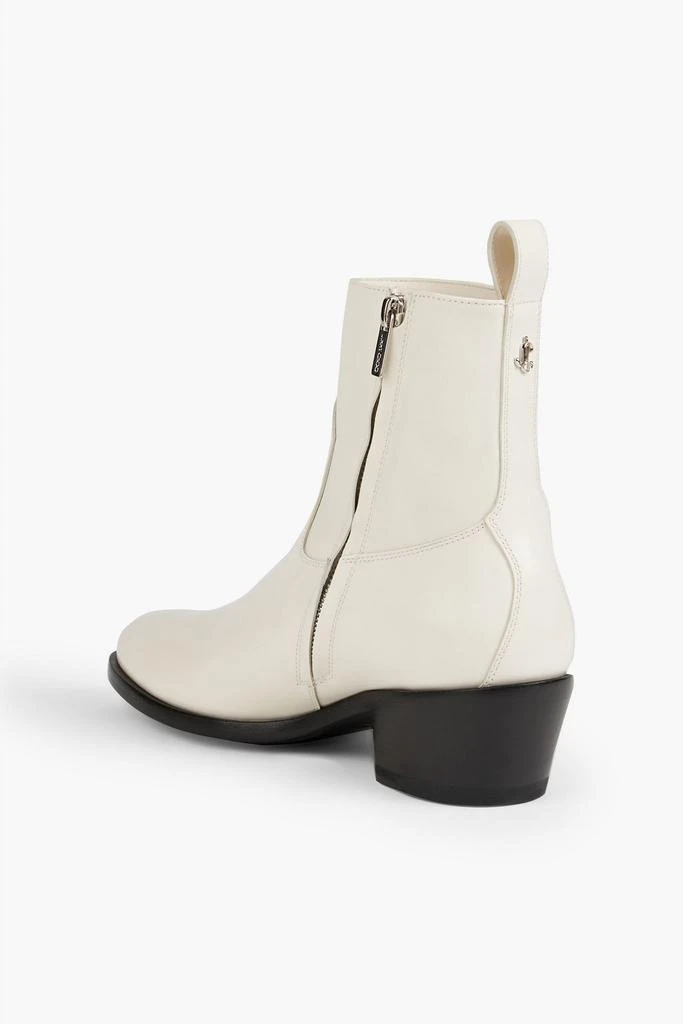 Jimmy Choo Jesse glossed-leather ankle boots 3