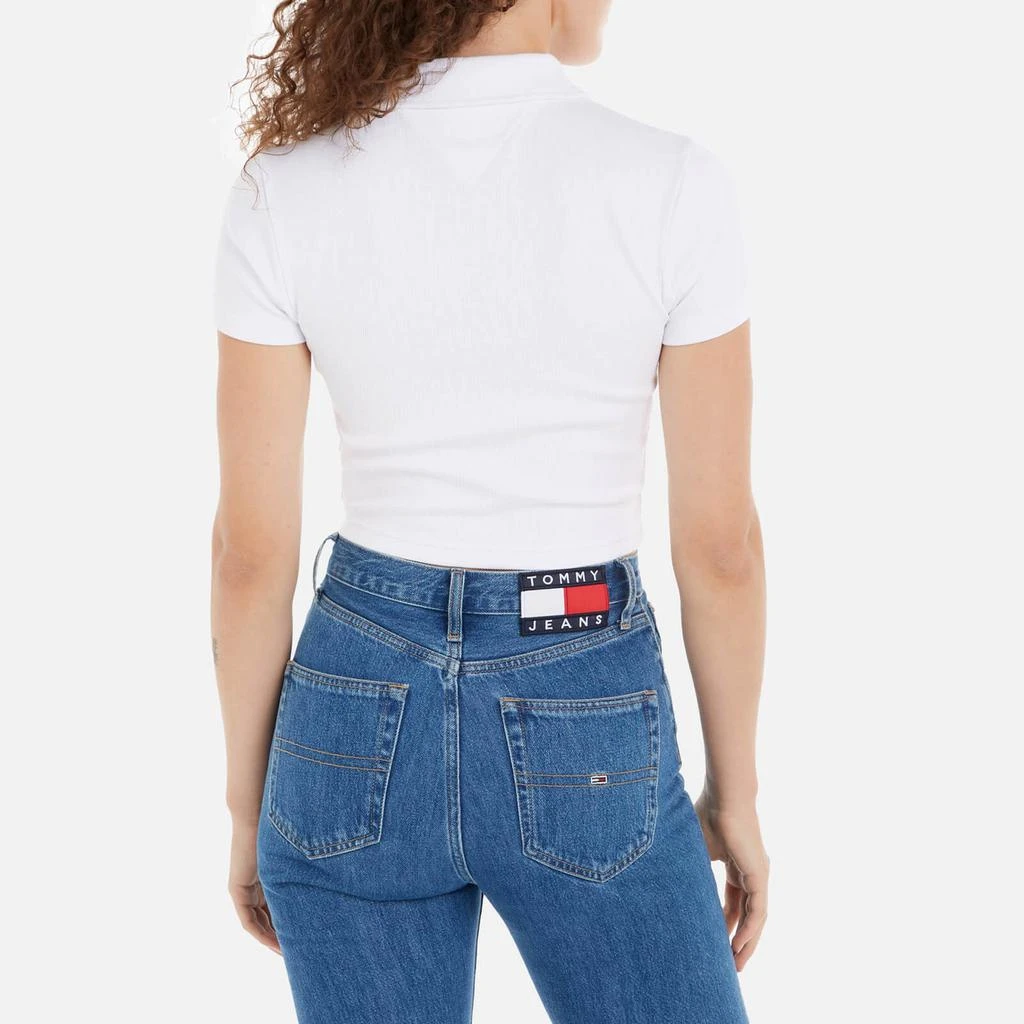 Tommy Jeans Tommy Jeans Essential Crop Rib Cotton-Blend Polo Shirt 2