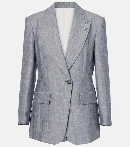 Brunello Cucinelli Hemp and linen blazer 1