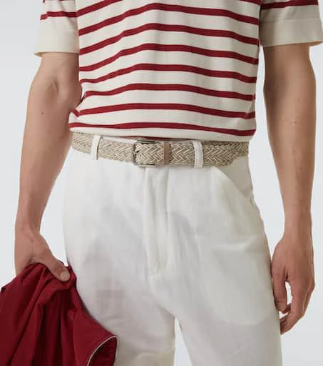 Brunello Cucinelli Braided suede belt 2