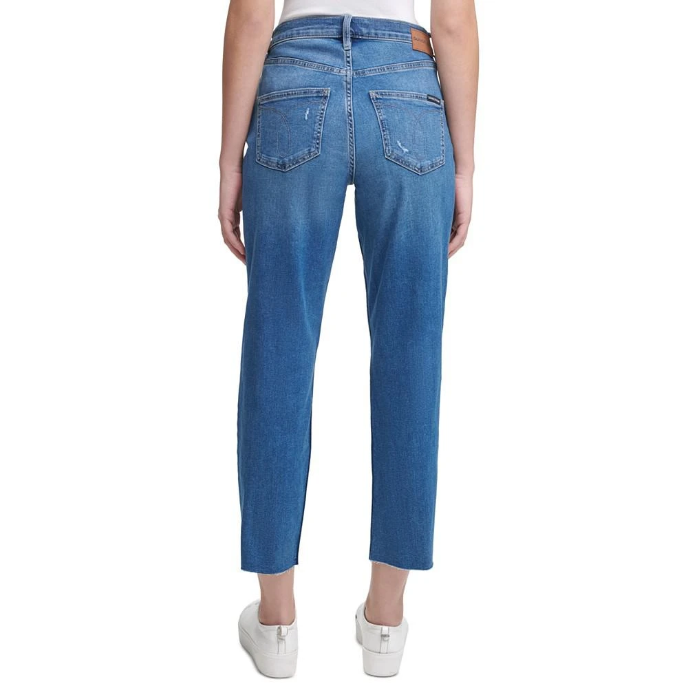 Calvin Klein High-Rise Distressed Ankle Jeans 2