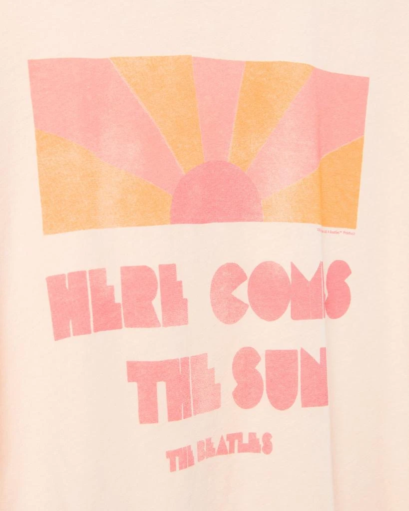 Junk Food Clothing Women's The Beatles Here Comes the Sun Easy Tee 4