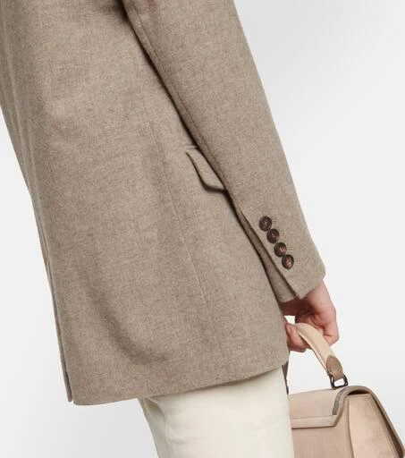 Brunello Cucinelli Single-breasted yak wool blazer 6