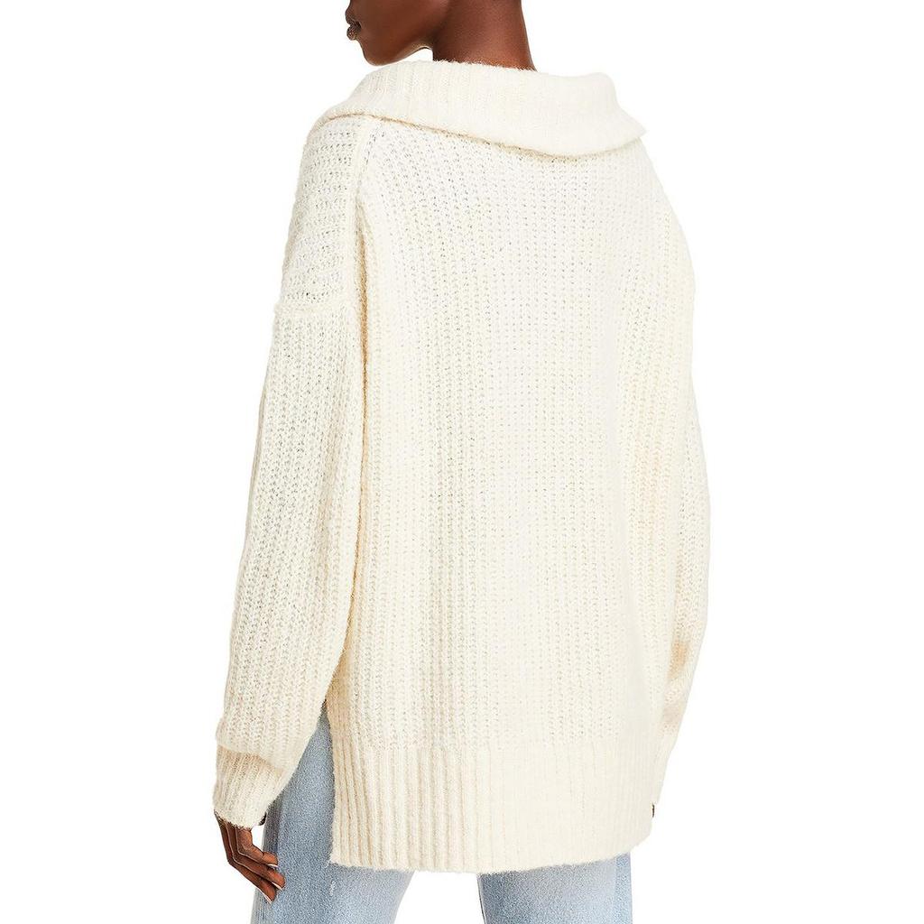 A.L.C. Everett Womens Alpaca Blend Cowl Neck Pullover Sweater