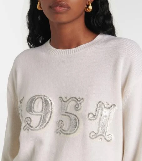 Max Mara Plata embellished wool and cashmere sweater 4