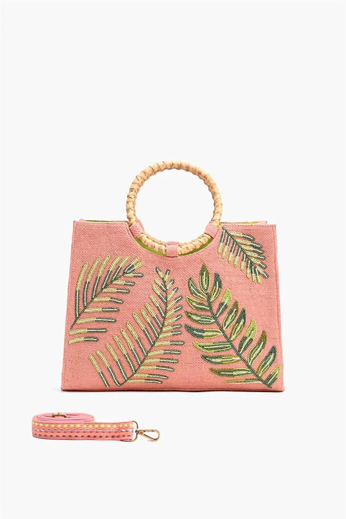 AMERICA & BEYOND Women's Tiffany Mini Tote Bag In Pink/gold 5
