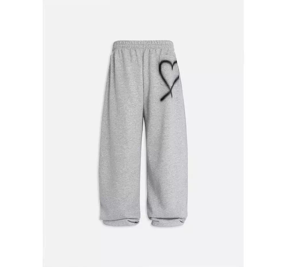 AELFRIC EDEN Women's Graffiti Heart Baggy Sweatpants 4