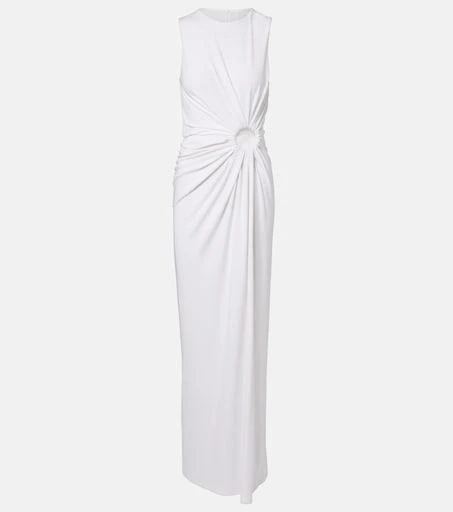 tove jessa twist front crepe midi dress Tove Jessa Twist-Front Crepe Midi Dress In Pink - 60% Off