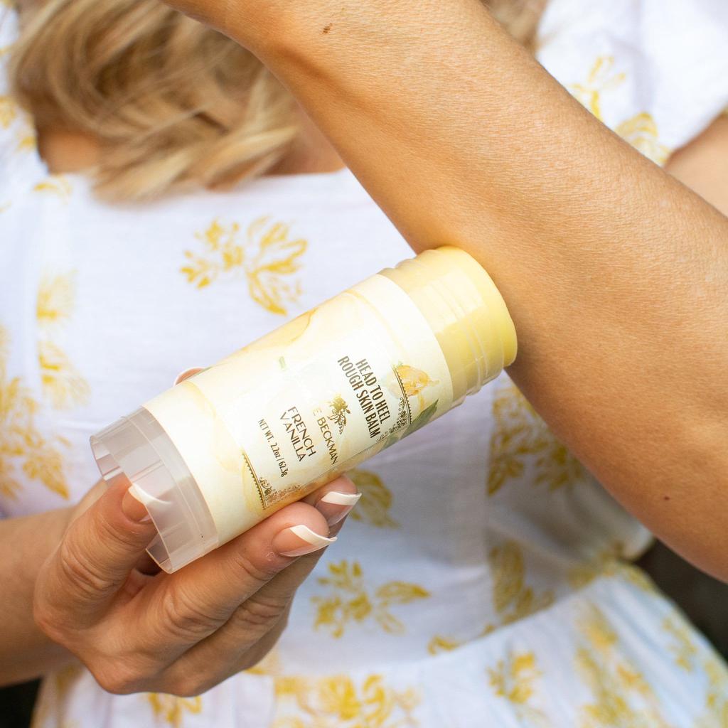 Camille Beckman Head to Heel Rough Skin Balm - French Vanilla