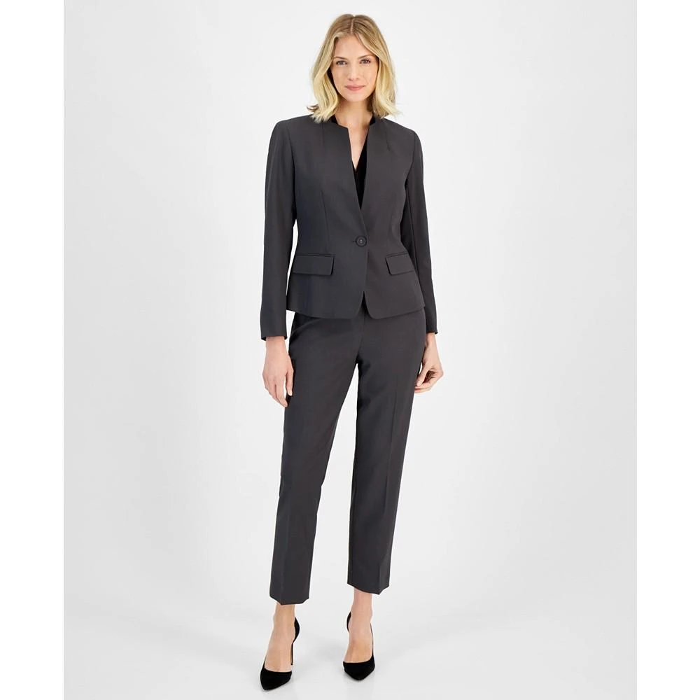 Le Suit Single-Button Blazer and Slim-Fit Pantsuit, Regular and Petite Sizes 1