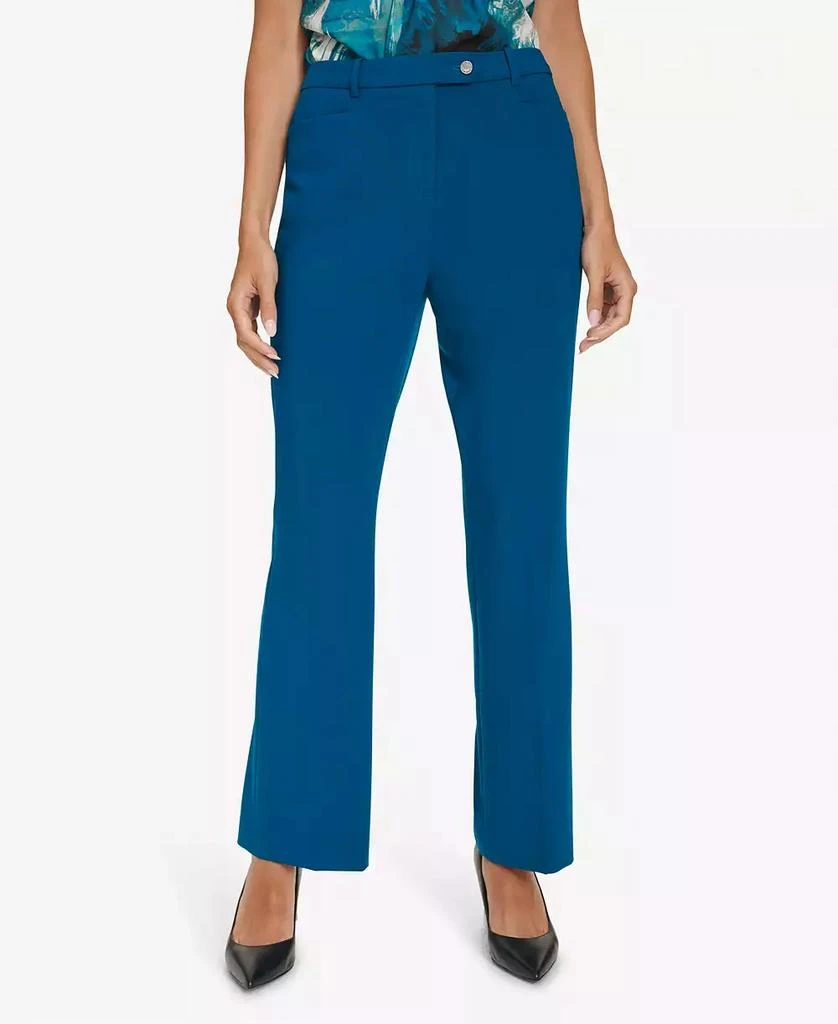 Calvin Klein Women's Mid-Rise Straight-Leg Pants 1