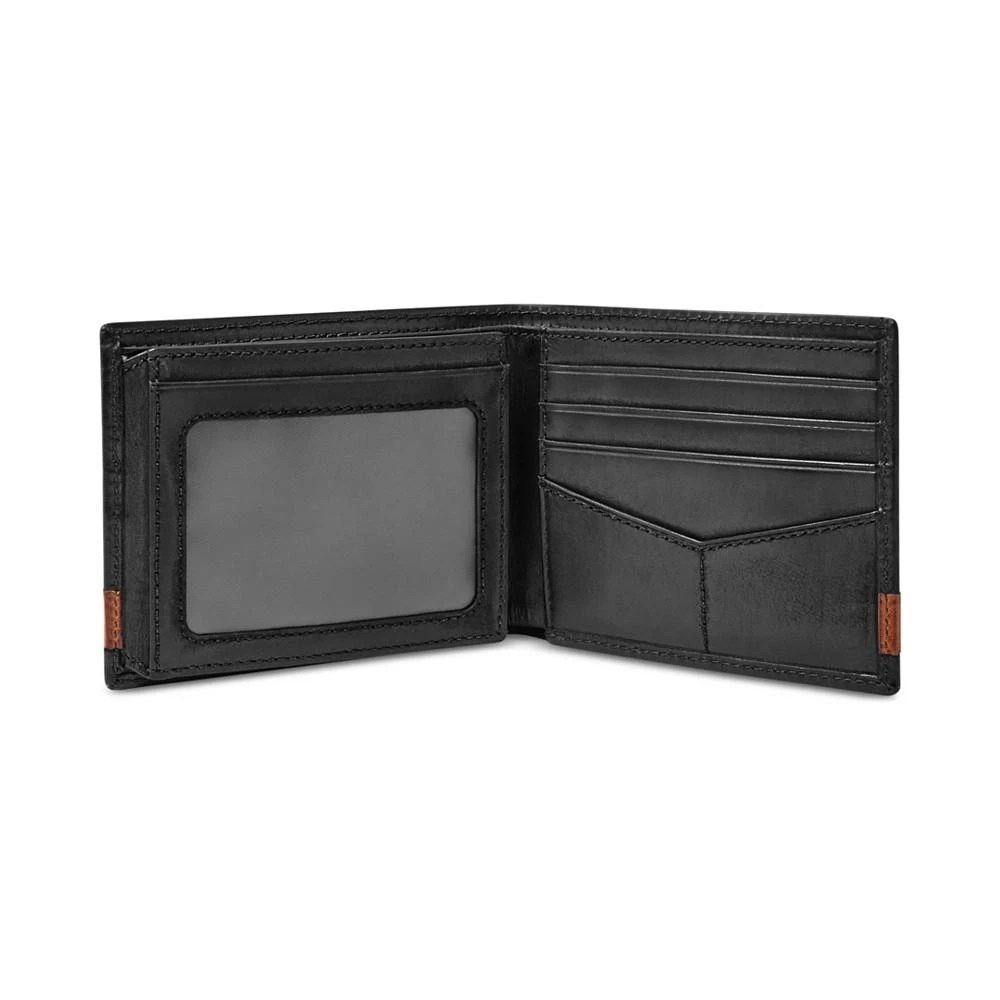 Fossil Men's Quinn Bifold With Flip ID Leather Wallet 2