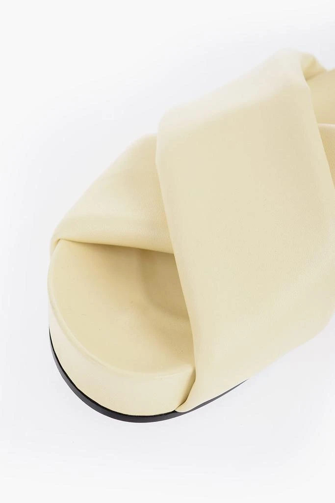 Jil Sander Jil Sander Criss Cross Designed Leather Sandals 4