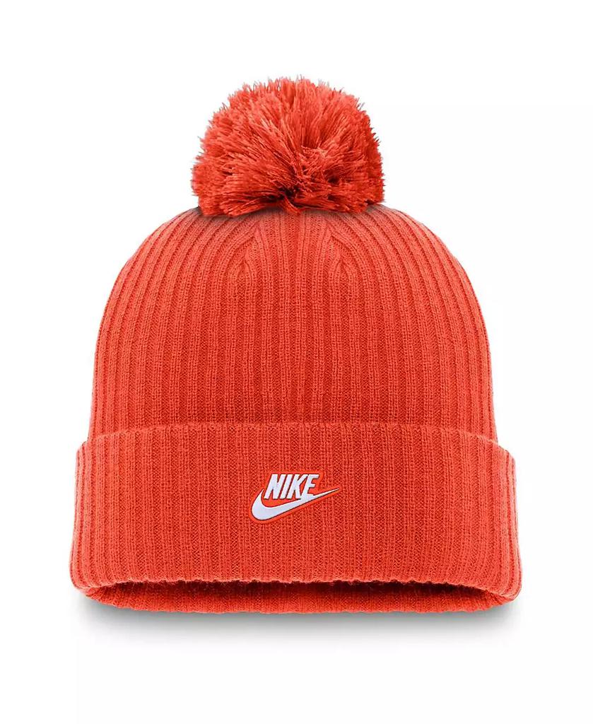 NIKE Men's Orange San Francisco Giants Cooperstown Collection Patch Cuffed Knit with Pom Hat