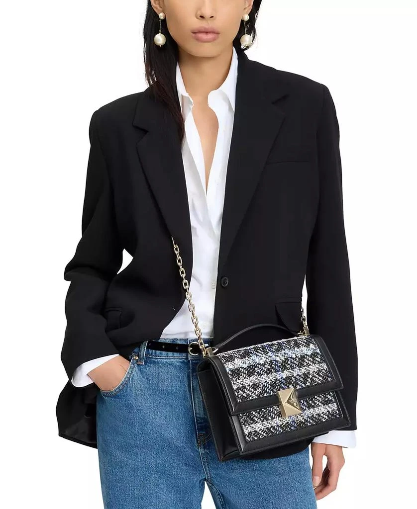 Kate Spade Deco Plaid Tweed Small Chain Shoulder Bag 2