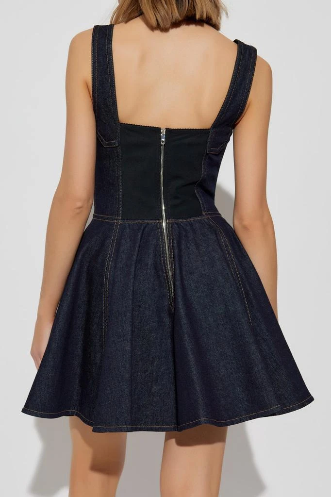 dolce and gabbana denim dress NEW Dolce & Gabbana Denim Dress Size 8 / M – KMK Luxury Consignment main image 0