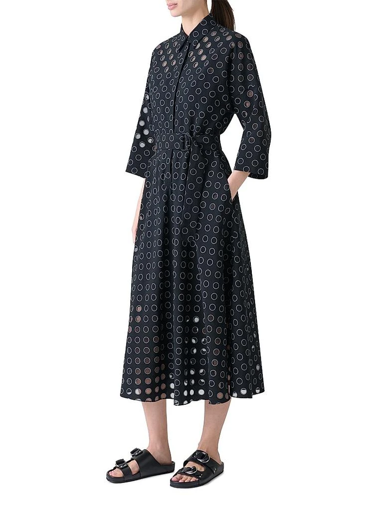 Akris Polka Dot Organzino Shirtdress 3