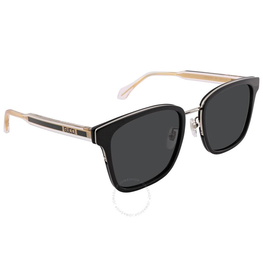 Gucci Grey Square Men's Sunglasses GG0563SKN 003