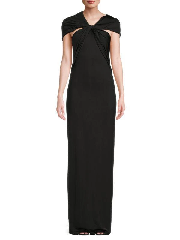 ET OCHS Olive Twist-Front Gown 1