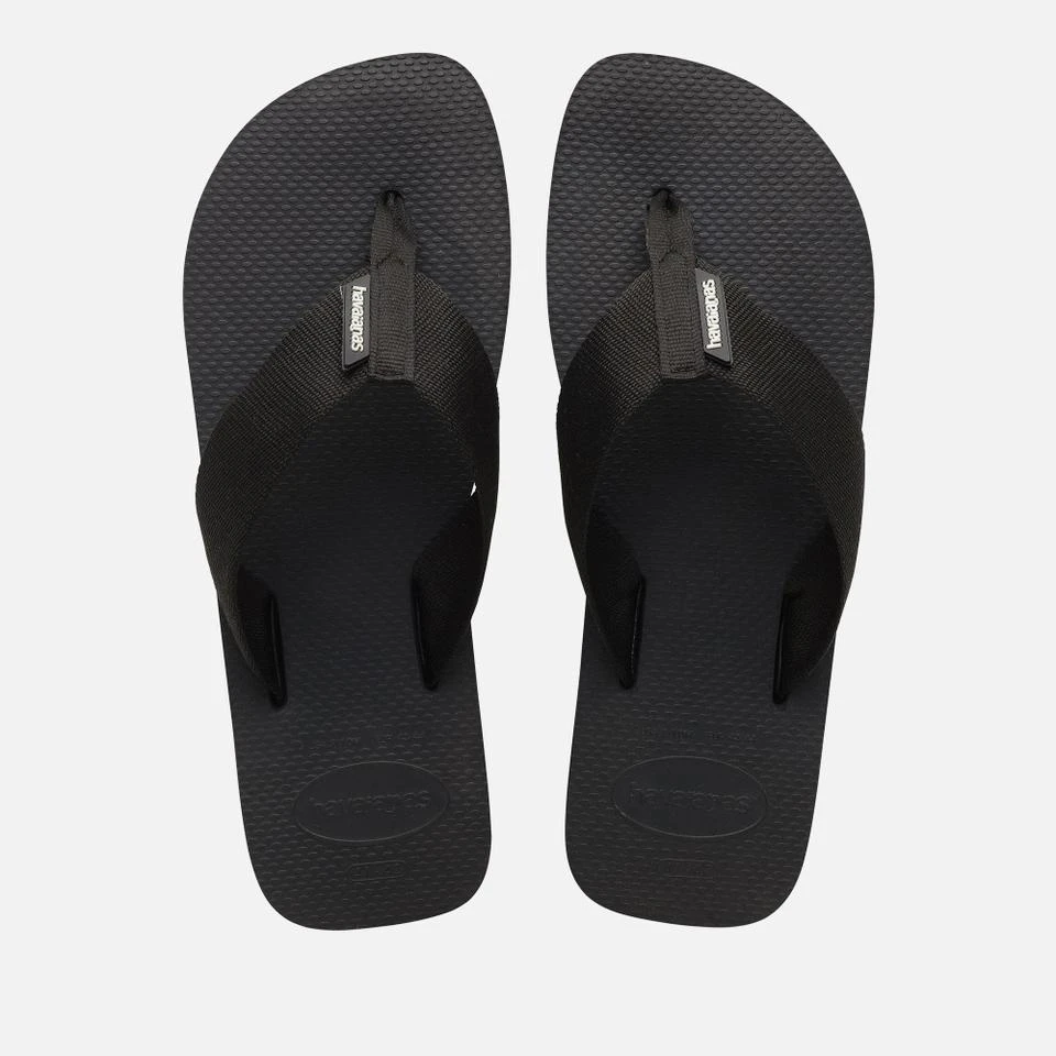 Havaianas HAVAIANAS MEN'S URBAN BASIC RUBBER CANVAS FLIP FLOPS 1