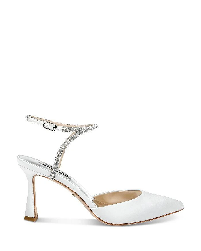 Badgley Mischka Women
s Kamilah Pointed Ankle Strap High Heel Sandals 2