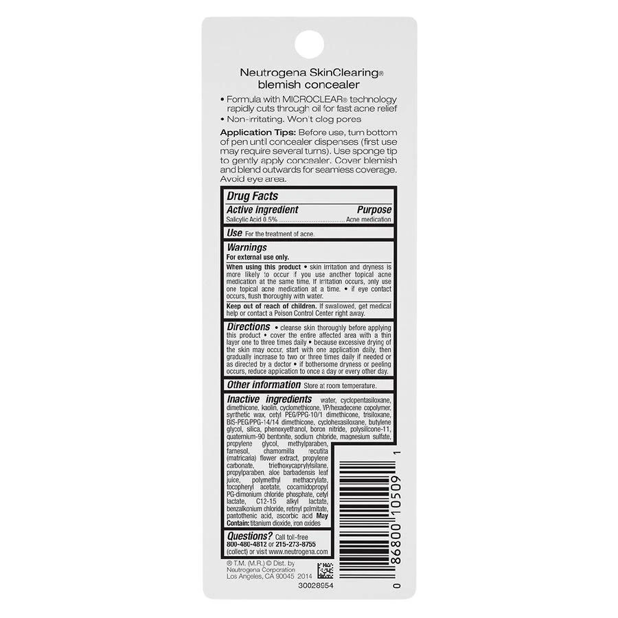 Neutrogena Skinclearing Blemish Concealer Makeup 2