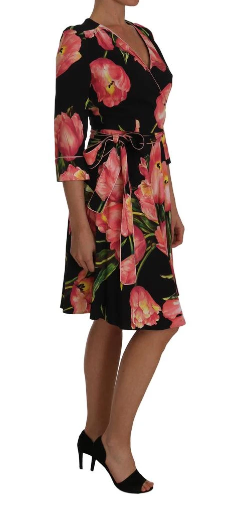 Dolce 
Gabbana pink Tulip Print Stretch Shift Women
s Dress 2