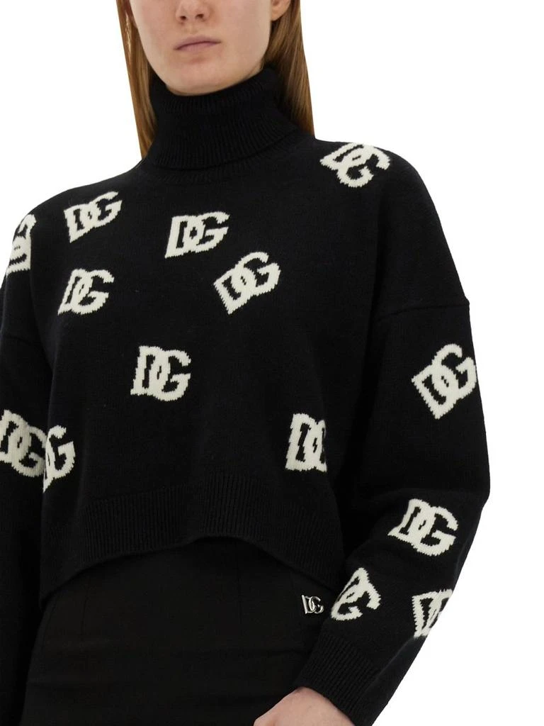 Dolce 
Gabbana Dolce 
Gabbana All-Over Logo Intarsia Jumper 4