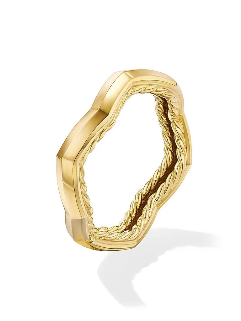 David Yurman Zig Zag Stax™ Ring in 18K Yellow Gold, 3MM 2