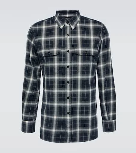 Tom Ford Checked cotton shirt 1