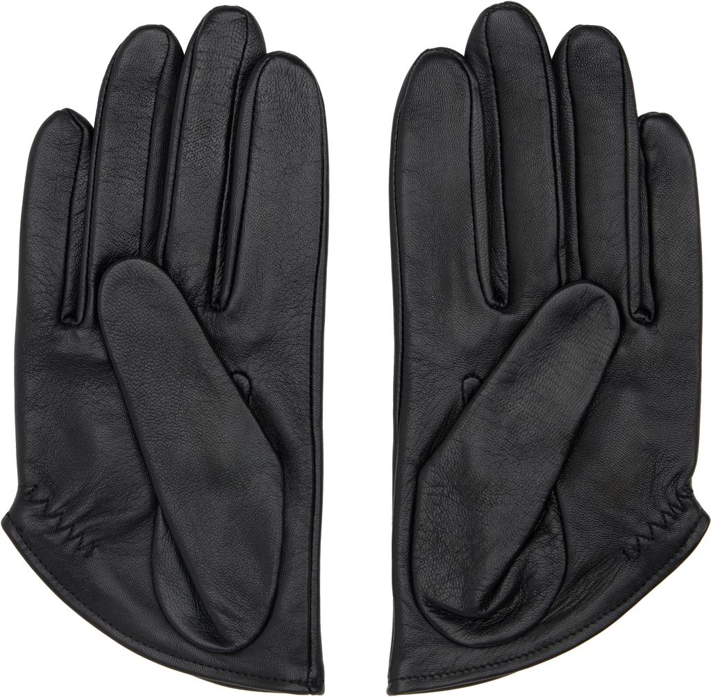 YOHJI YAMAMOTO Black Short Gloves