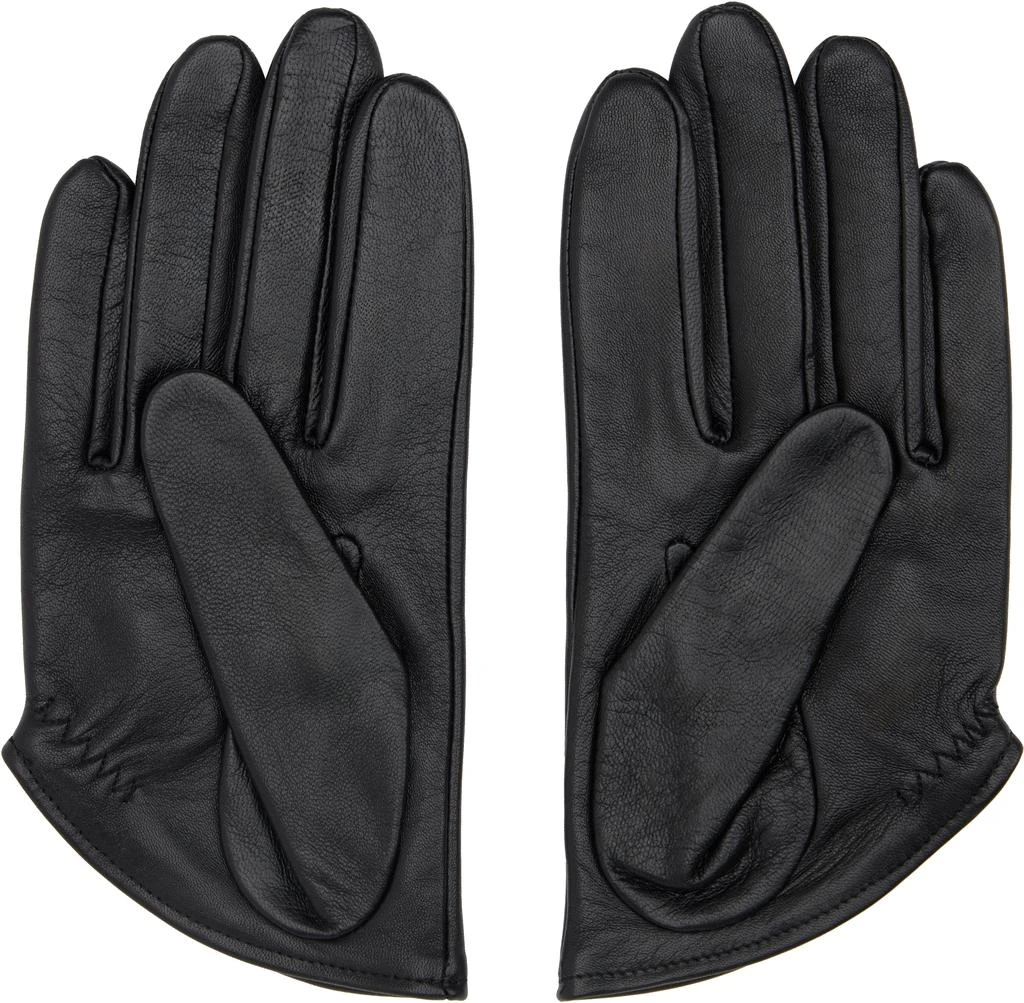 YOHJI YAMAMOTO Black Short Gloves 2